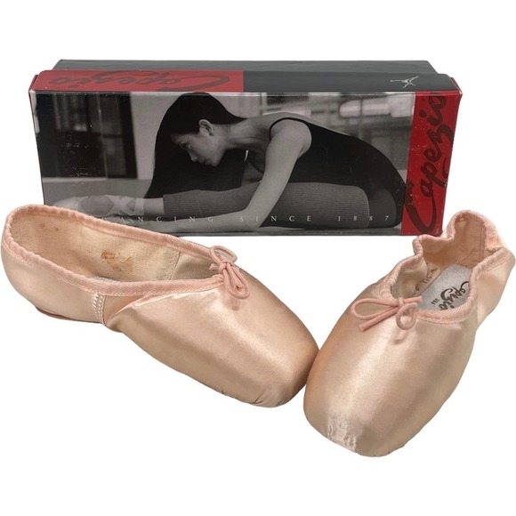 Capezio 176X Contempora European Pink Ballet Pointe Shoes 1.5C - Picture 2 of 10